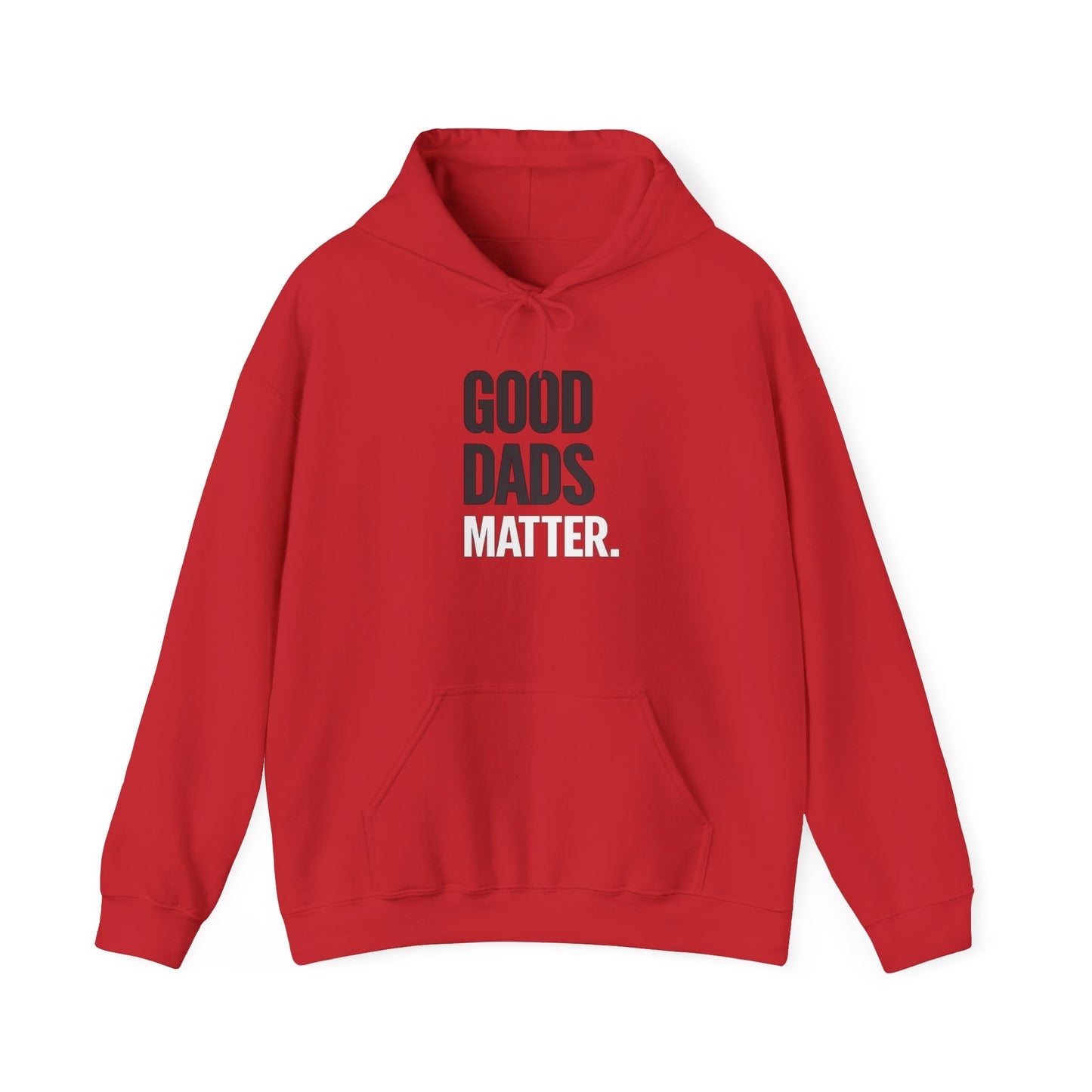 Good Dads Matter Black & White Adult Hoodie
