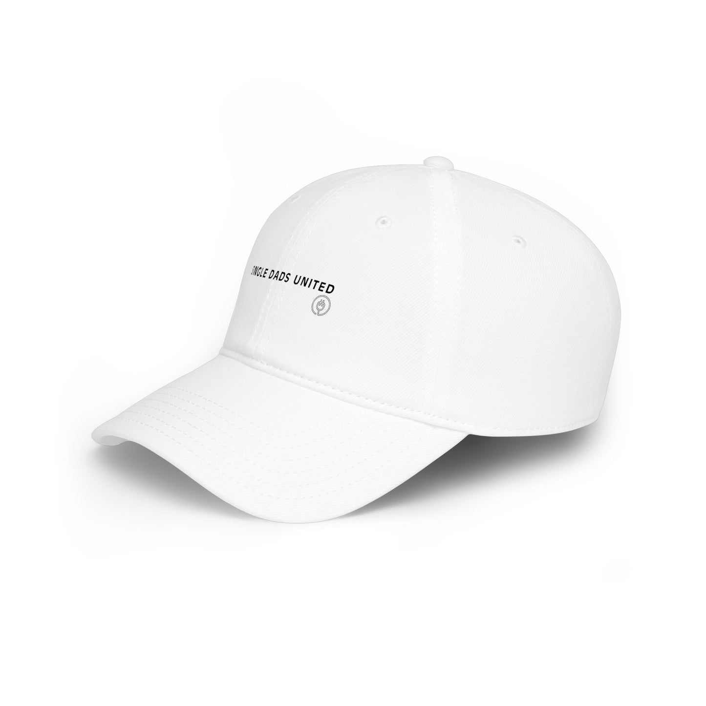 Single Dads United Low Profile Baseball Cap — Minimalist Embroidered Dad Hat
