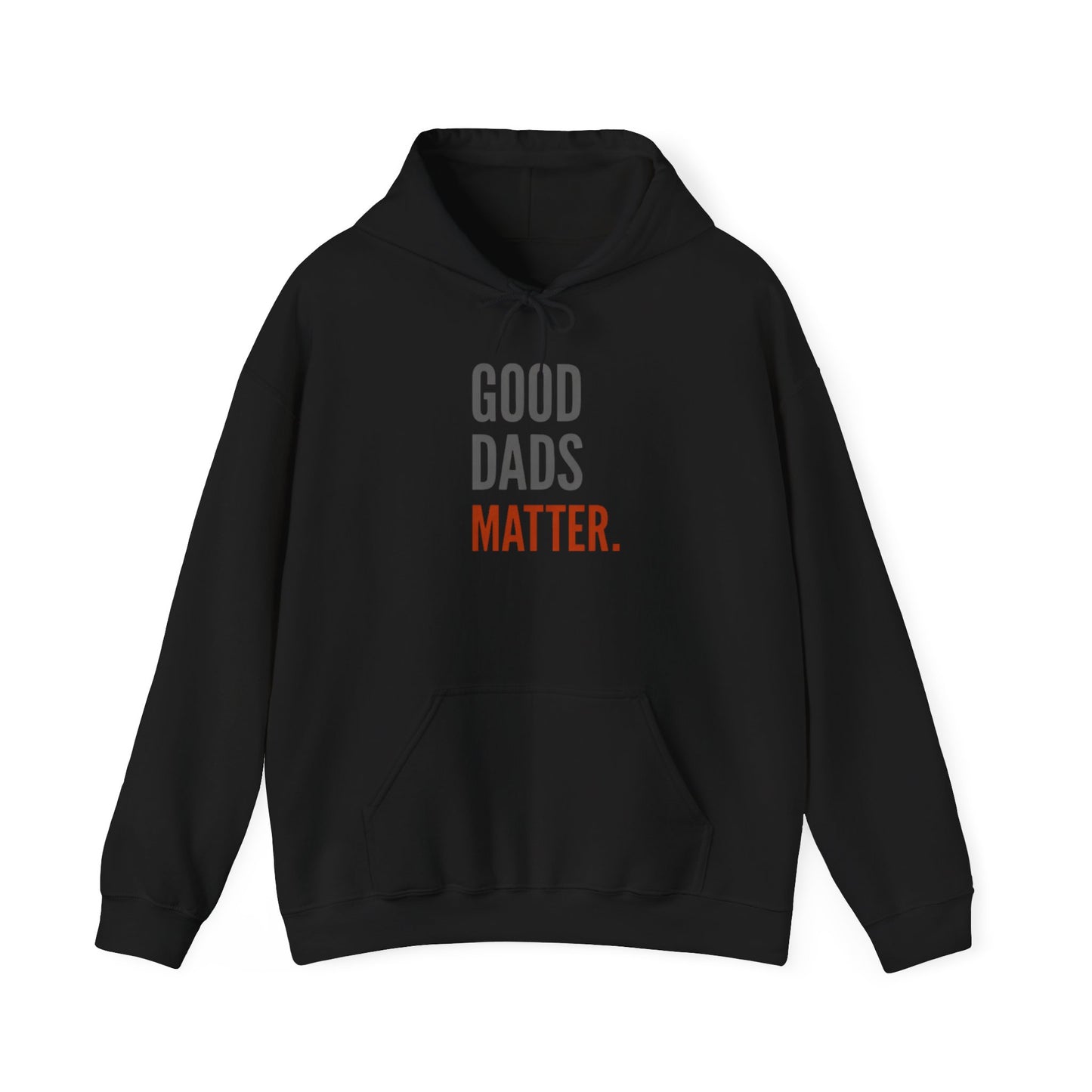 Good Dads Matter Black & Red Adult Hoodie