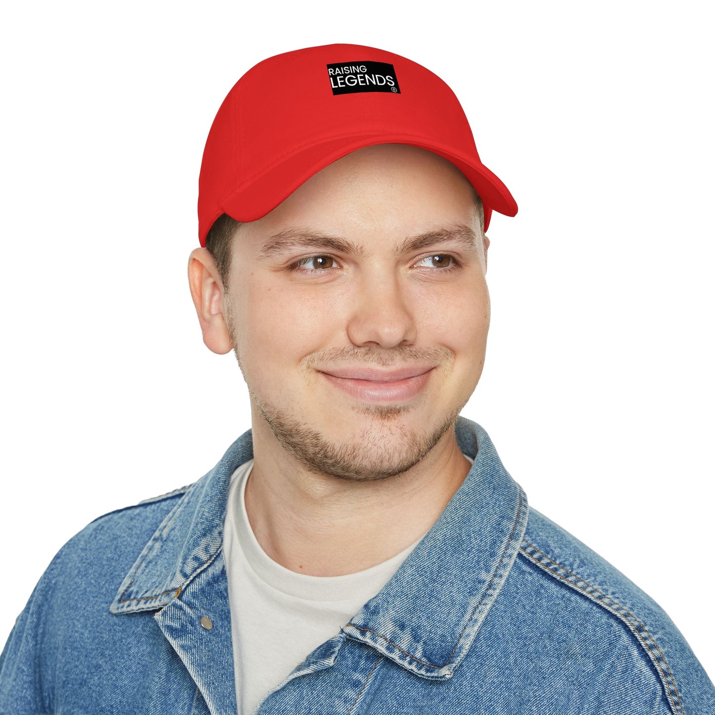 Raising Legends Low Profile Baseball Cap — Embroidered 'Raising Legends' Dad Hat