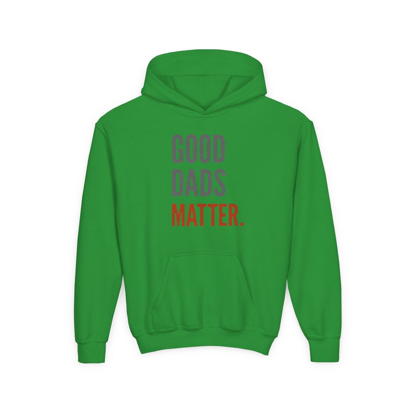 Good Dads Matter Black & Red Youth Hoodie