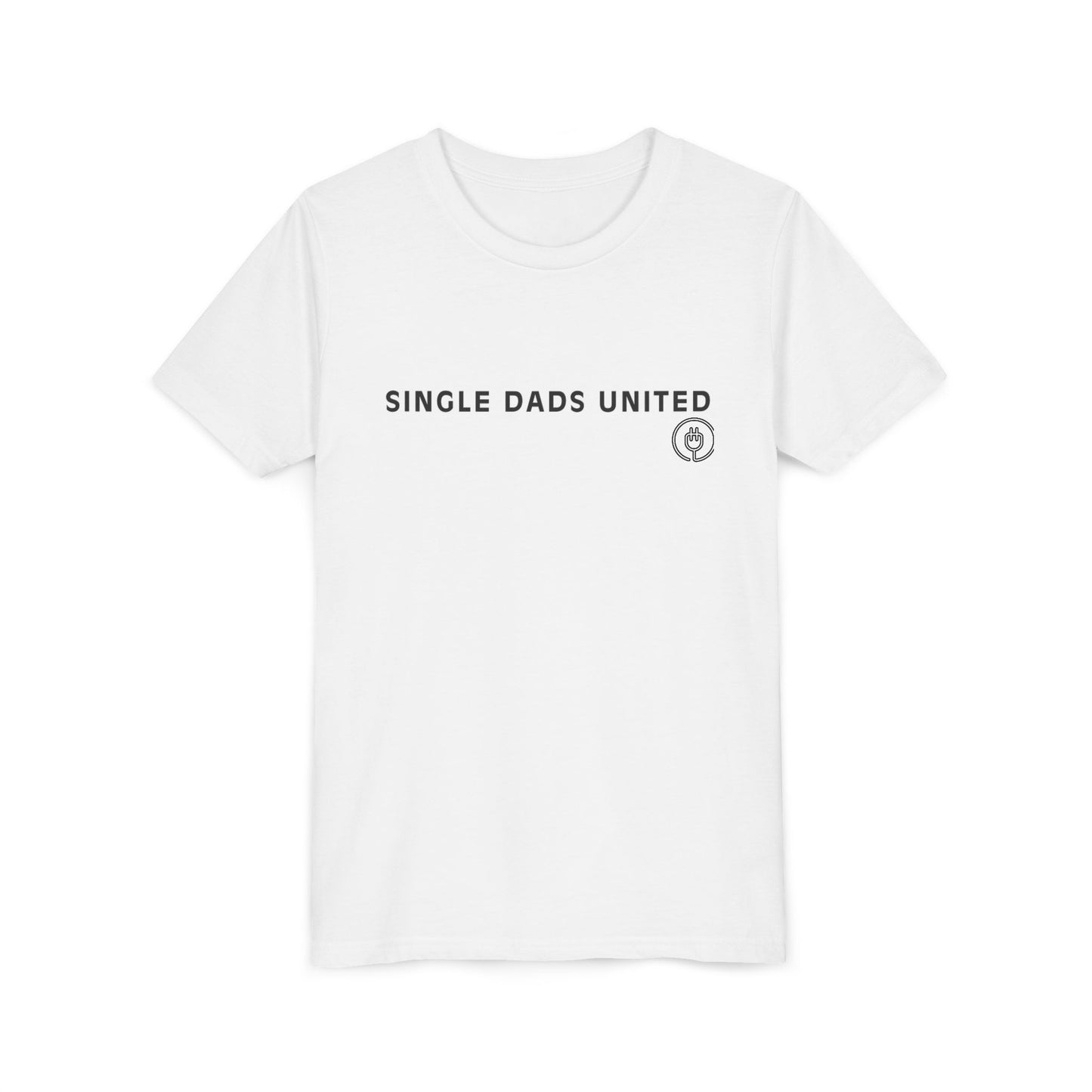 Youth Tee — "Single Dad's United" Kids Shirt (Father’s Day, New Single Dad Gift)