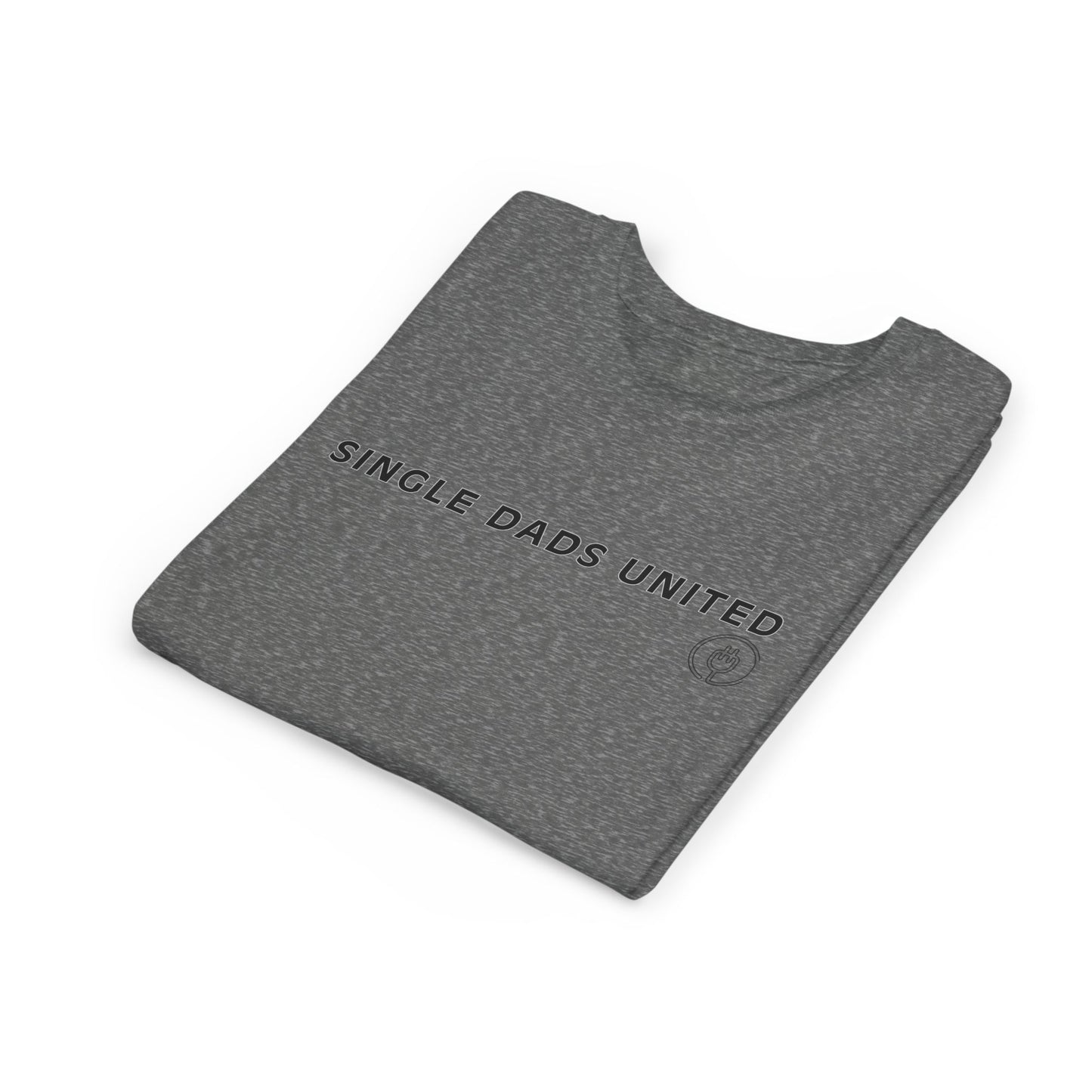 Youth Tee — "Single Dad's United" Kids Shirt (Father’s Day, New Single Dad Gift)
