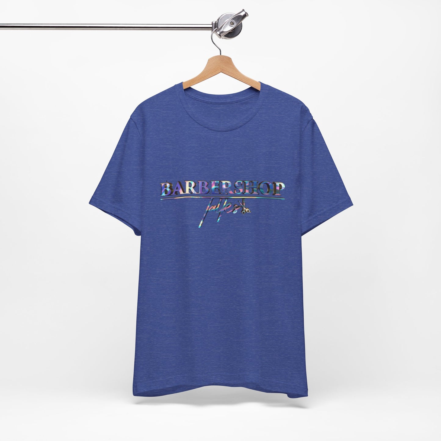 Barbershop Vibes Tee — 'Barbershop Life' Retro Script T-Shirt