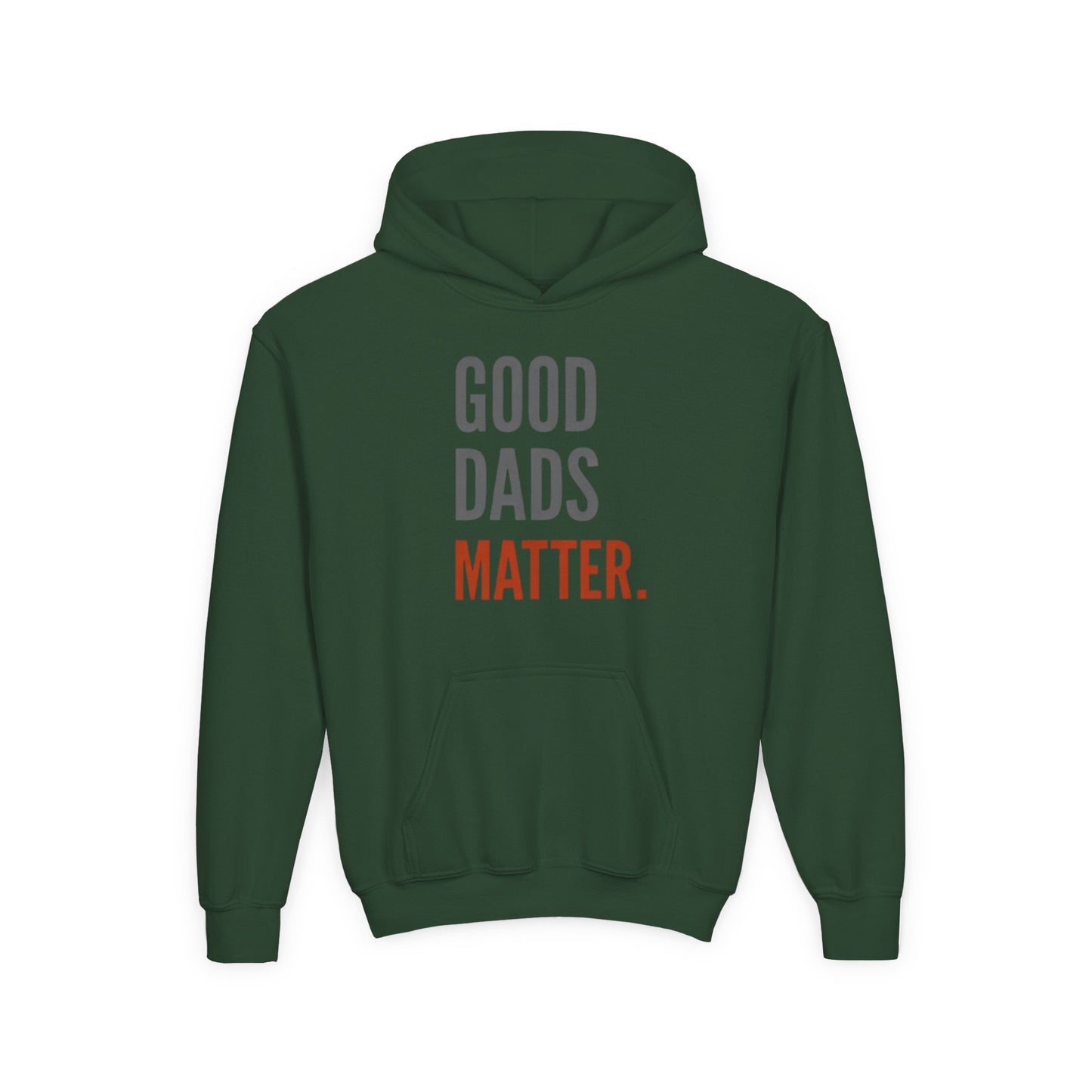 Good Dads Matter Black & Red Youth Hoodie