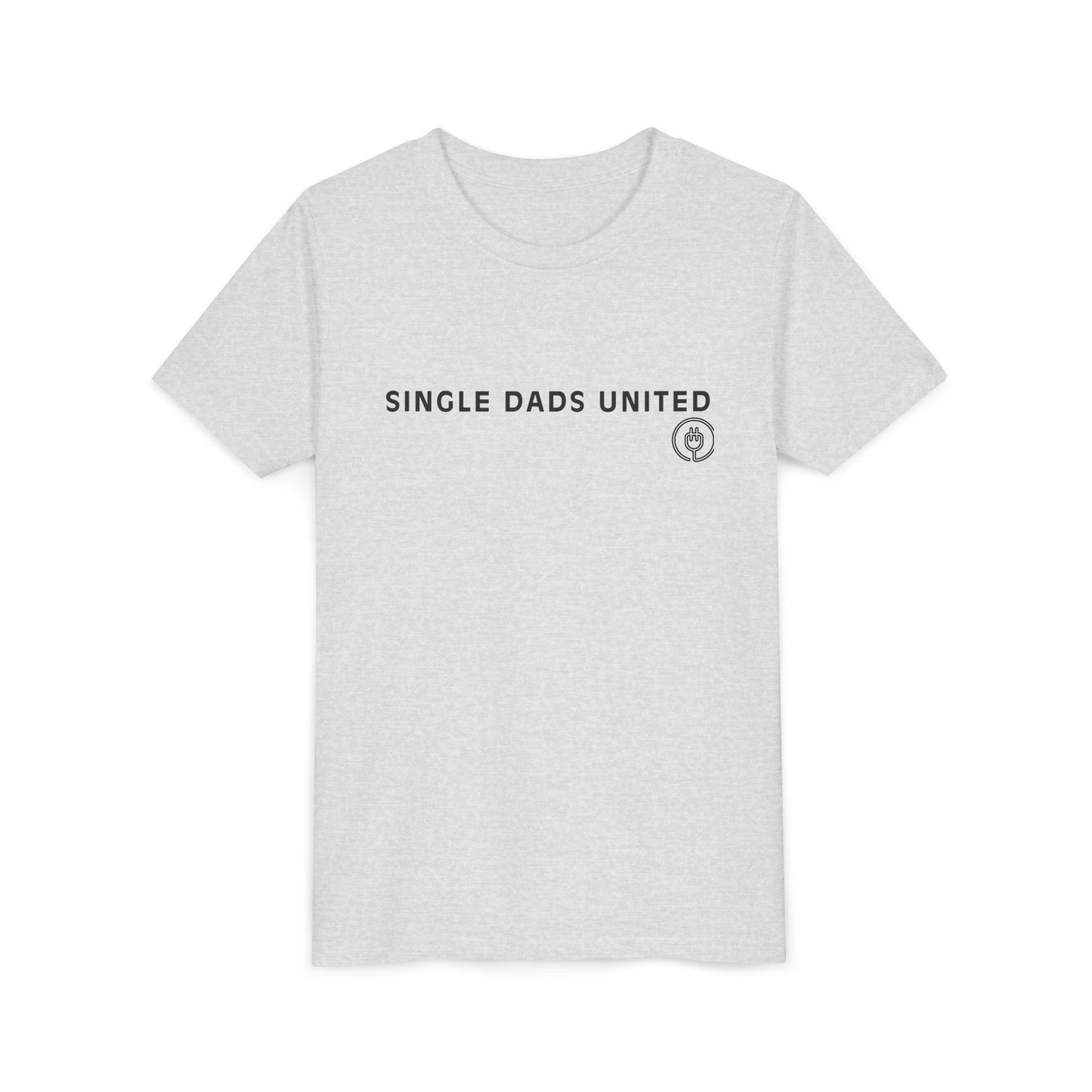Youth Tee — "Single Dad's United" Kids Shirt (Father’s Day, New Single Dad Gift)