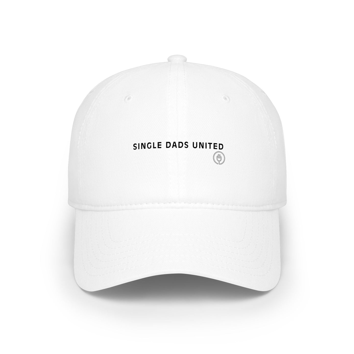 Single Dads United Low Profile Baseball Cap — Minimalist Embroidered Dad Hat