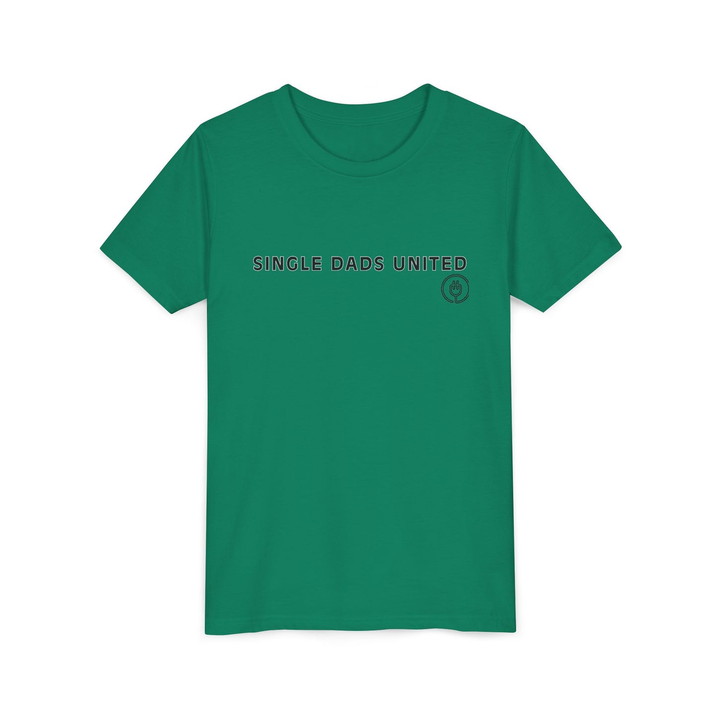 Youth Tee — "Single Dad's United" Kids Shirt (Father’s Day, New Single Dad Gift)