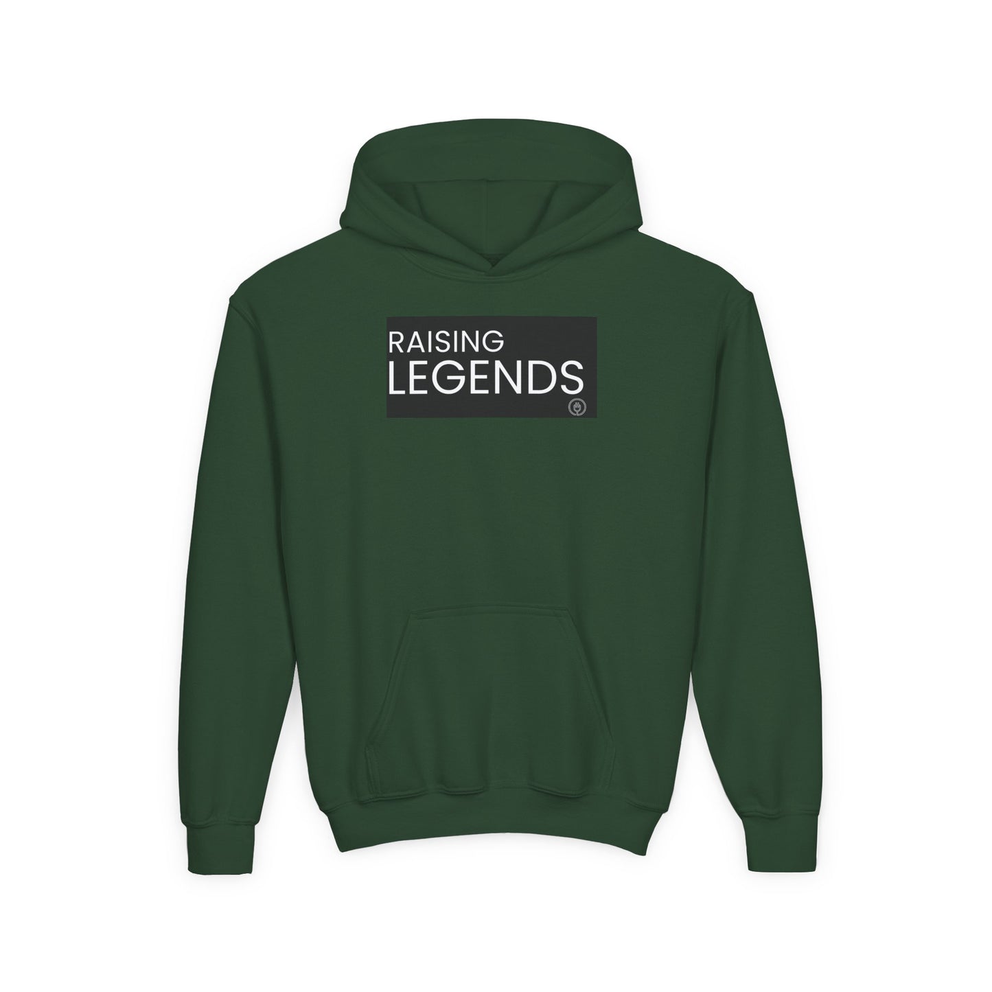 Youth Hoodie — "Raising Legends" Graphic Pullover for Kids