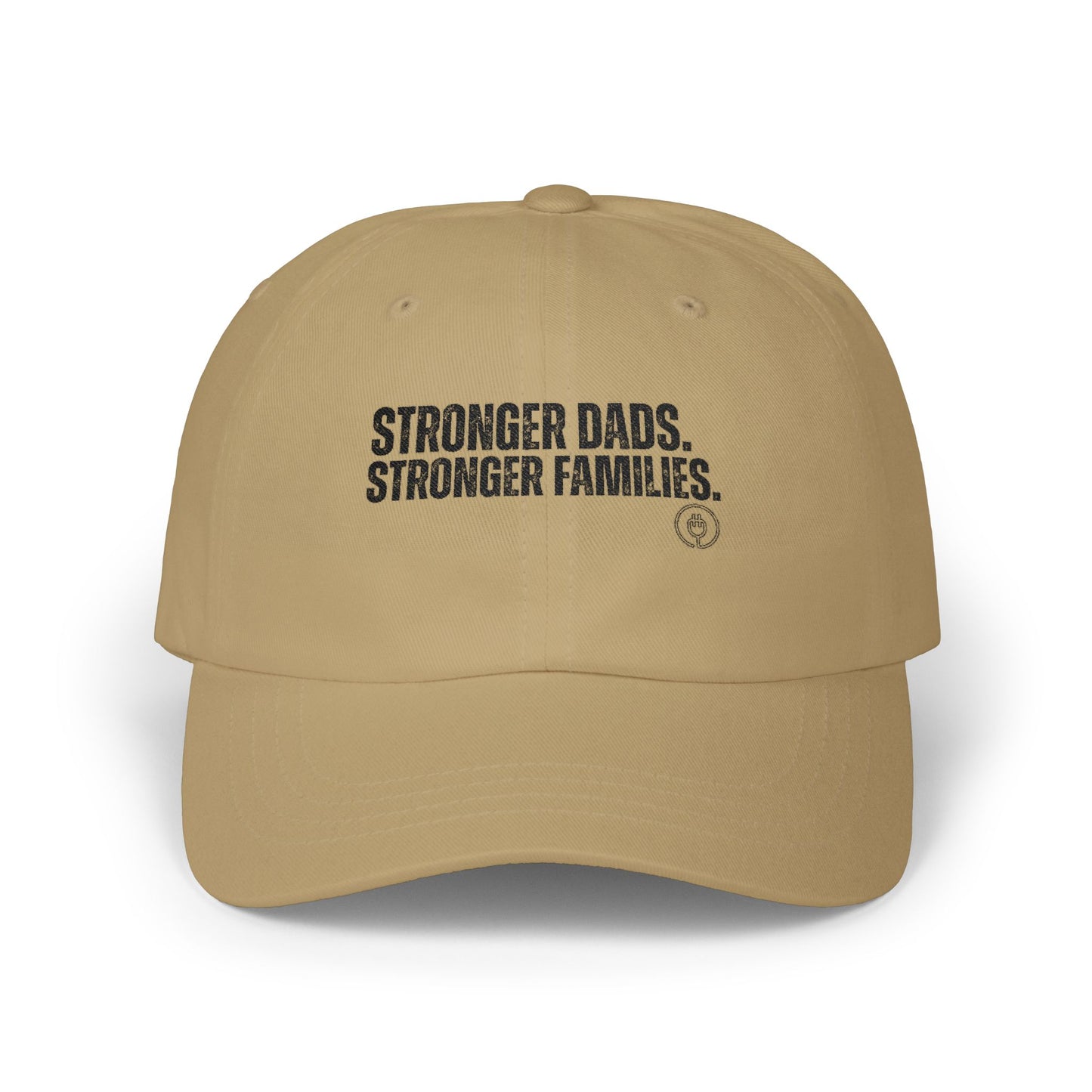 Dad Cap — "Stronger Dads. Stronger Families." Embroidered Baseball Hat