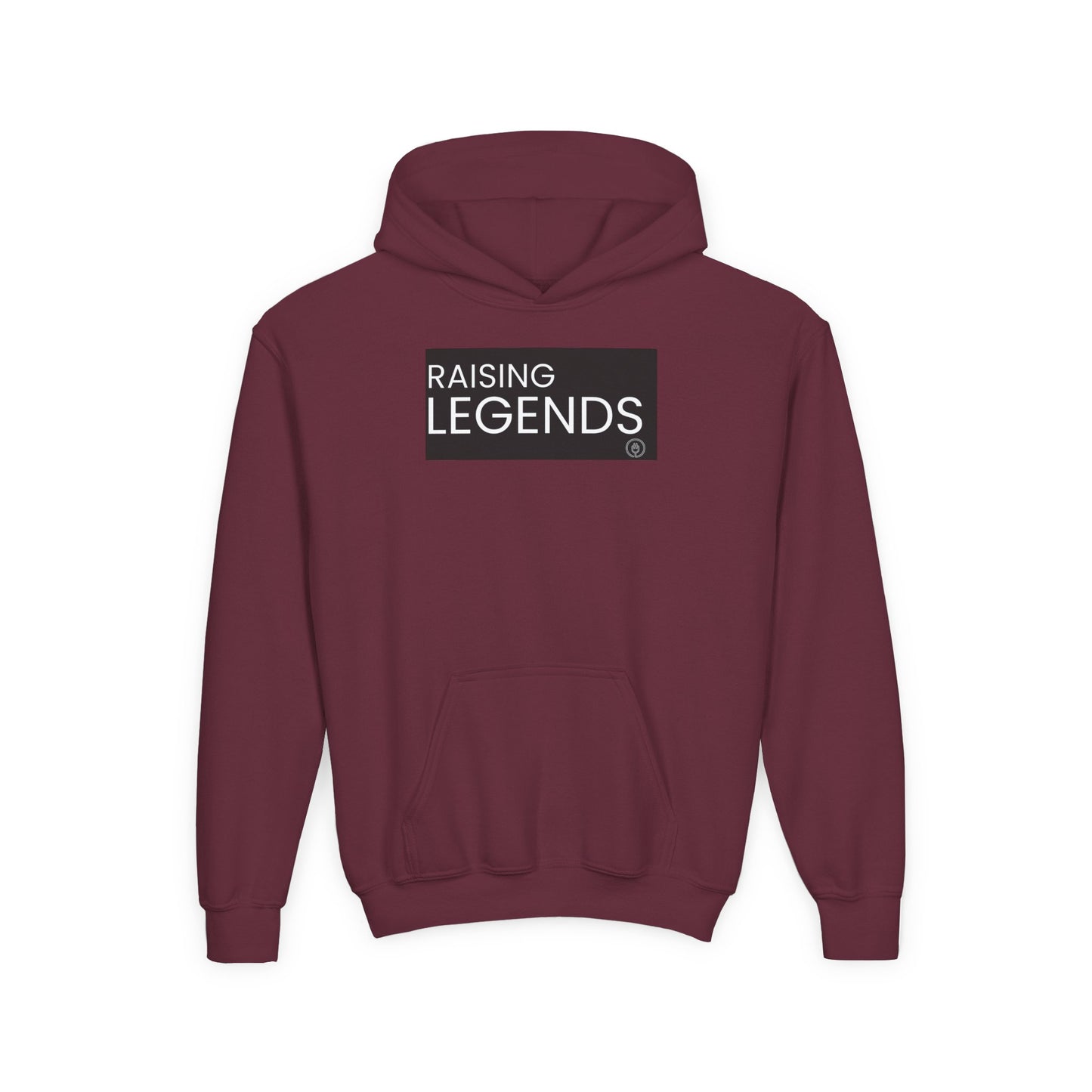 Youth Hoodie — "Raising Legends" Graphic Pullover for Kids