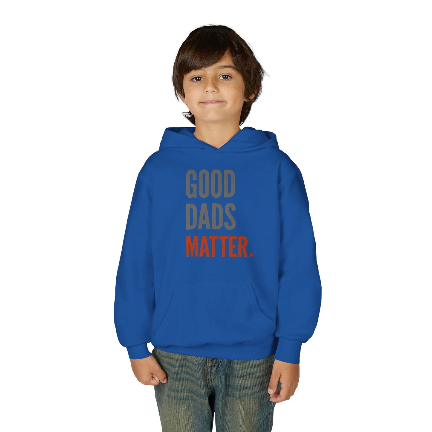 Good Dads Matter Black & Red Youth Hoodie