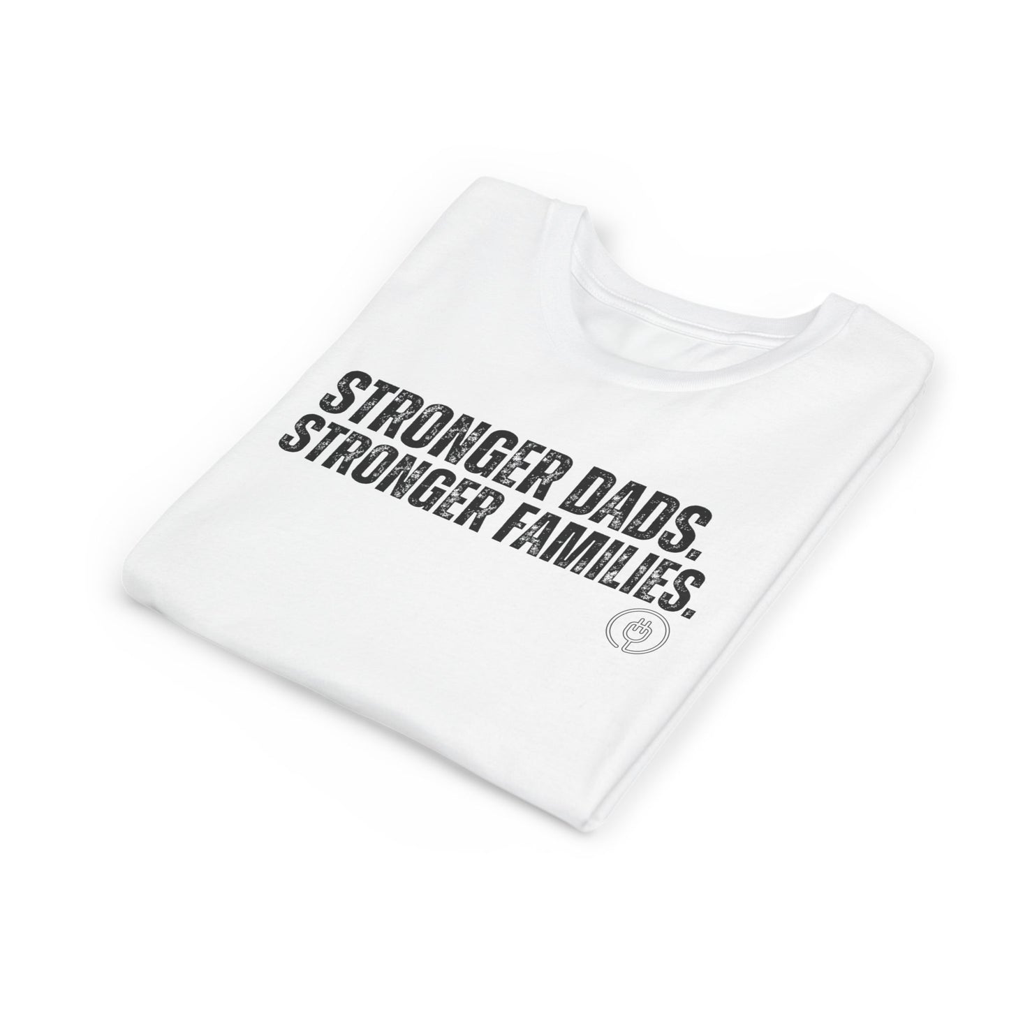 Youth Tee "Stronger Dads. Stronger Families." – Father's Day Kids Shirt