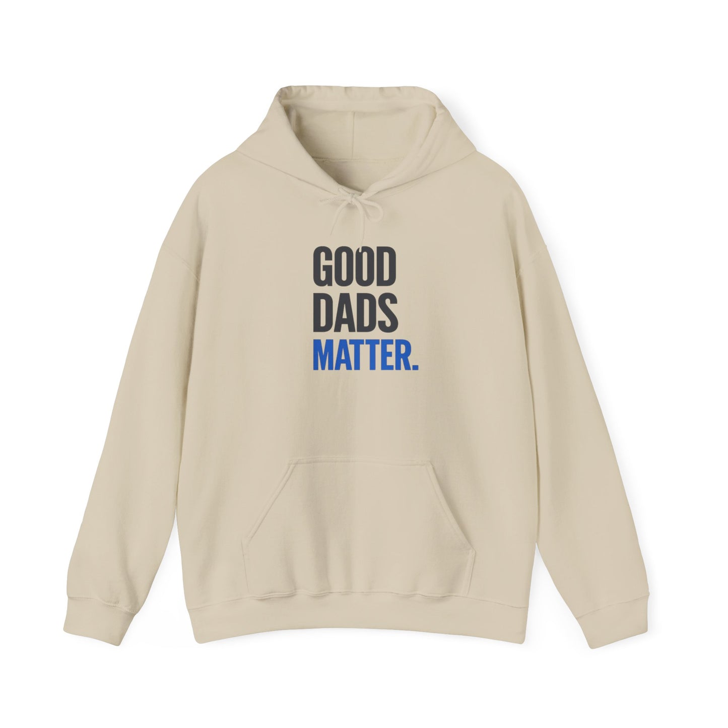 Good Dads Matter Black & Blue Adult Hoodie