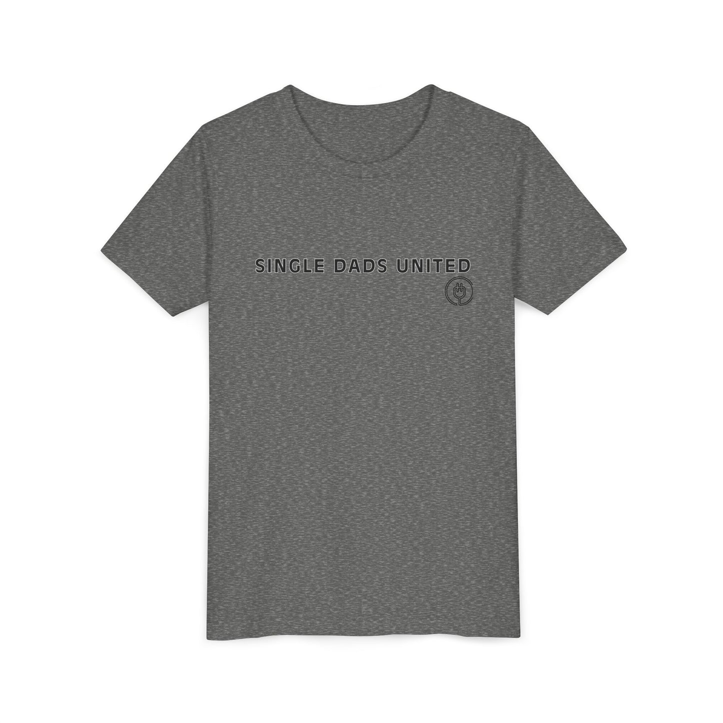 Youth Tee — "Single Dad's United" Kids Shirt (Father’s Day, New Single Dad Gift)
