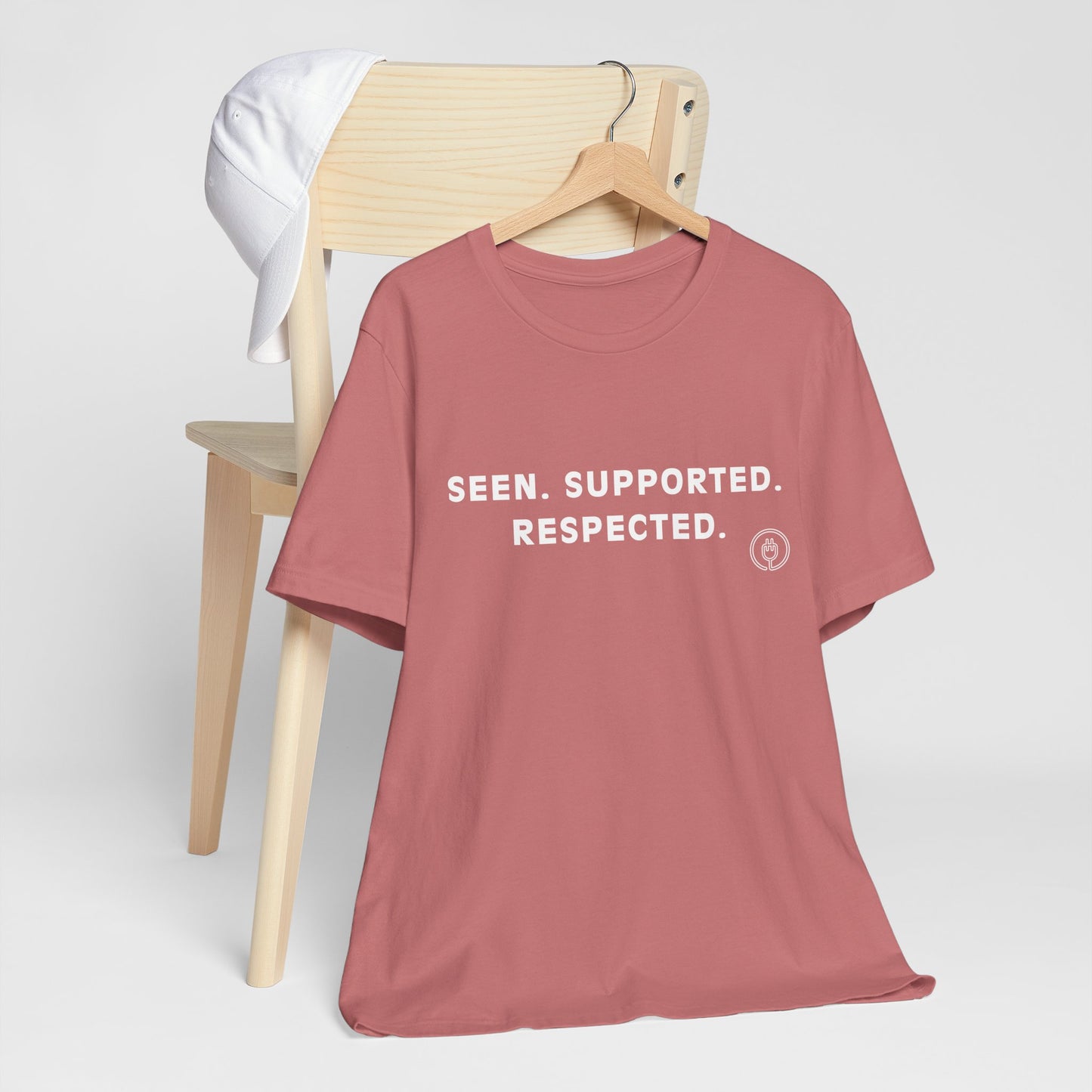 Seen. Supported. Respected. Tee