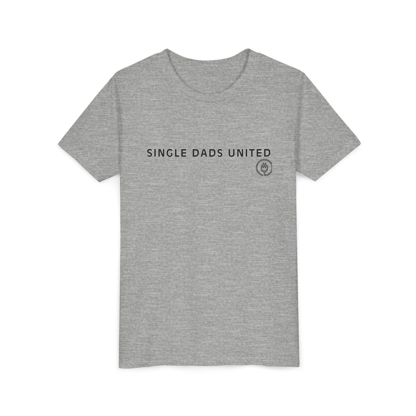 Youth Tee — "Single Dad's United" Kids Shirt (Father’s Day, New Single Dad Gift)