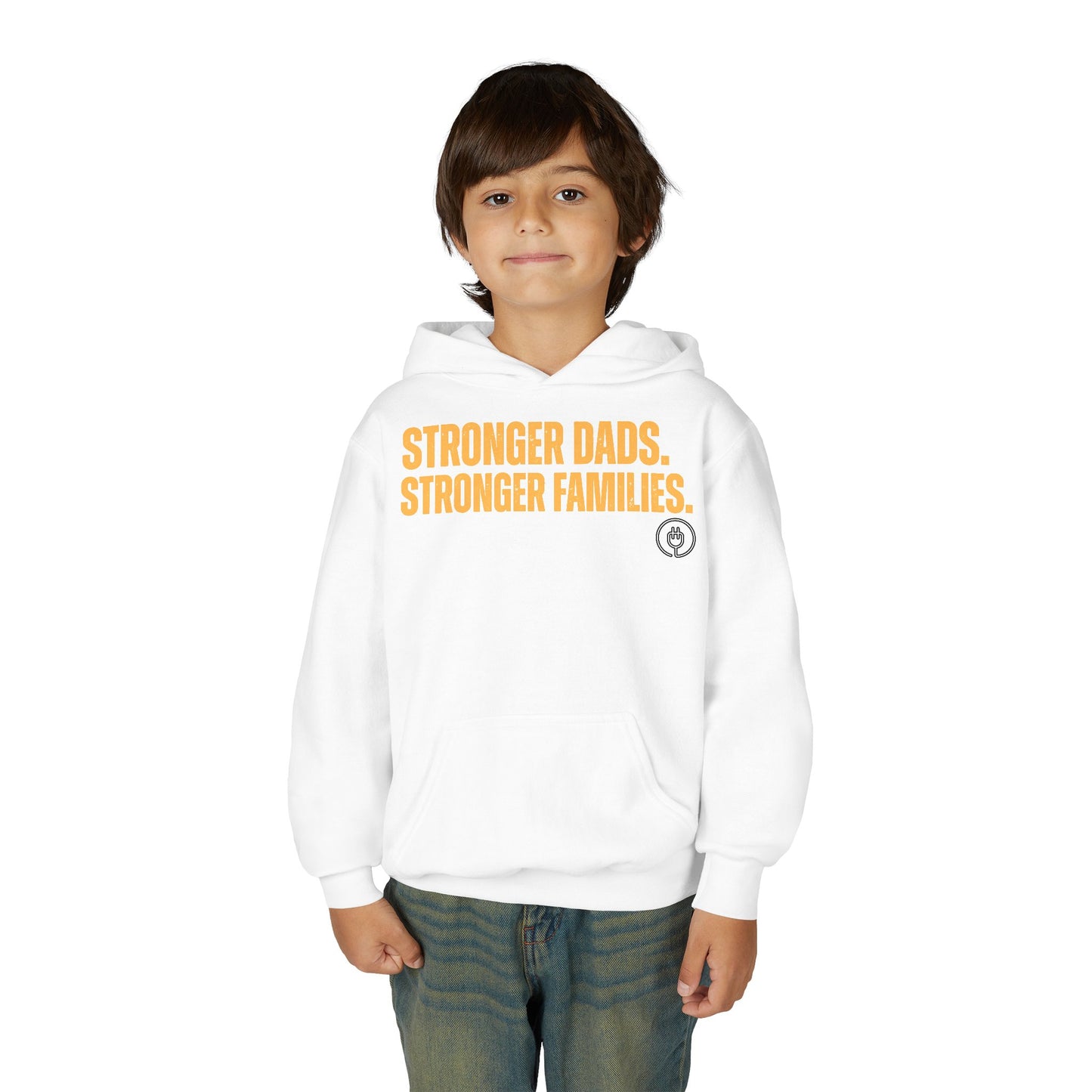 Youth Hoodie Stronger Dads. Stronger Families.