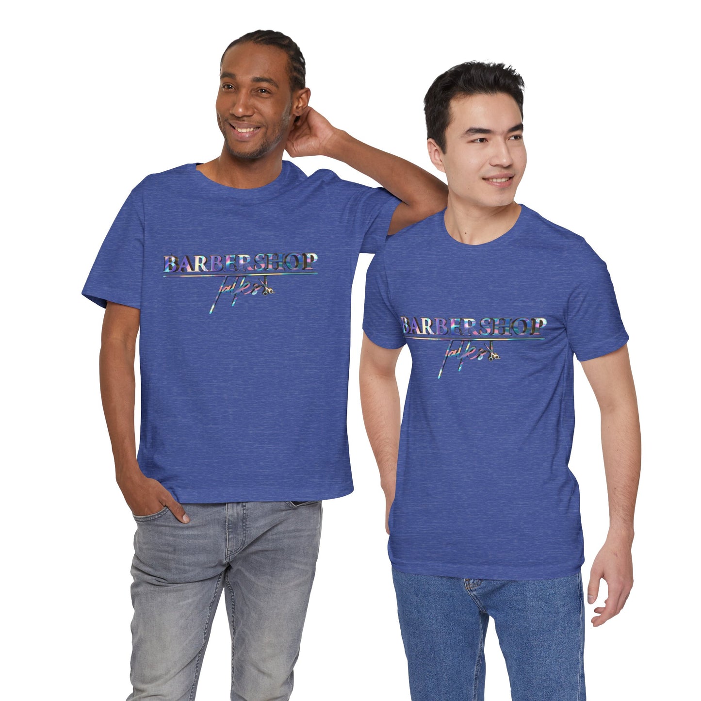 Barbershop Vibes Tee — 'Barbershop Life' Retro Script T-Shirt