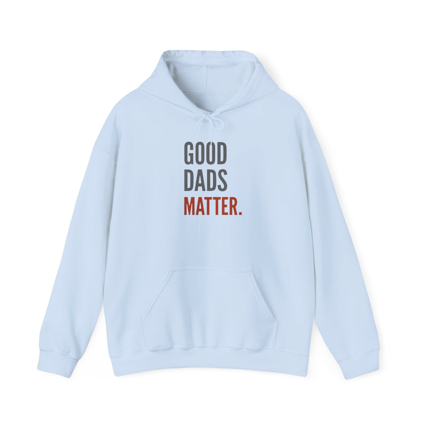 Good Dads Matter Black & Red Adult Hoodie