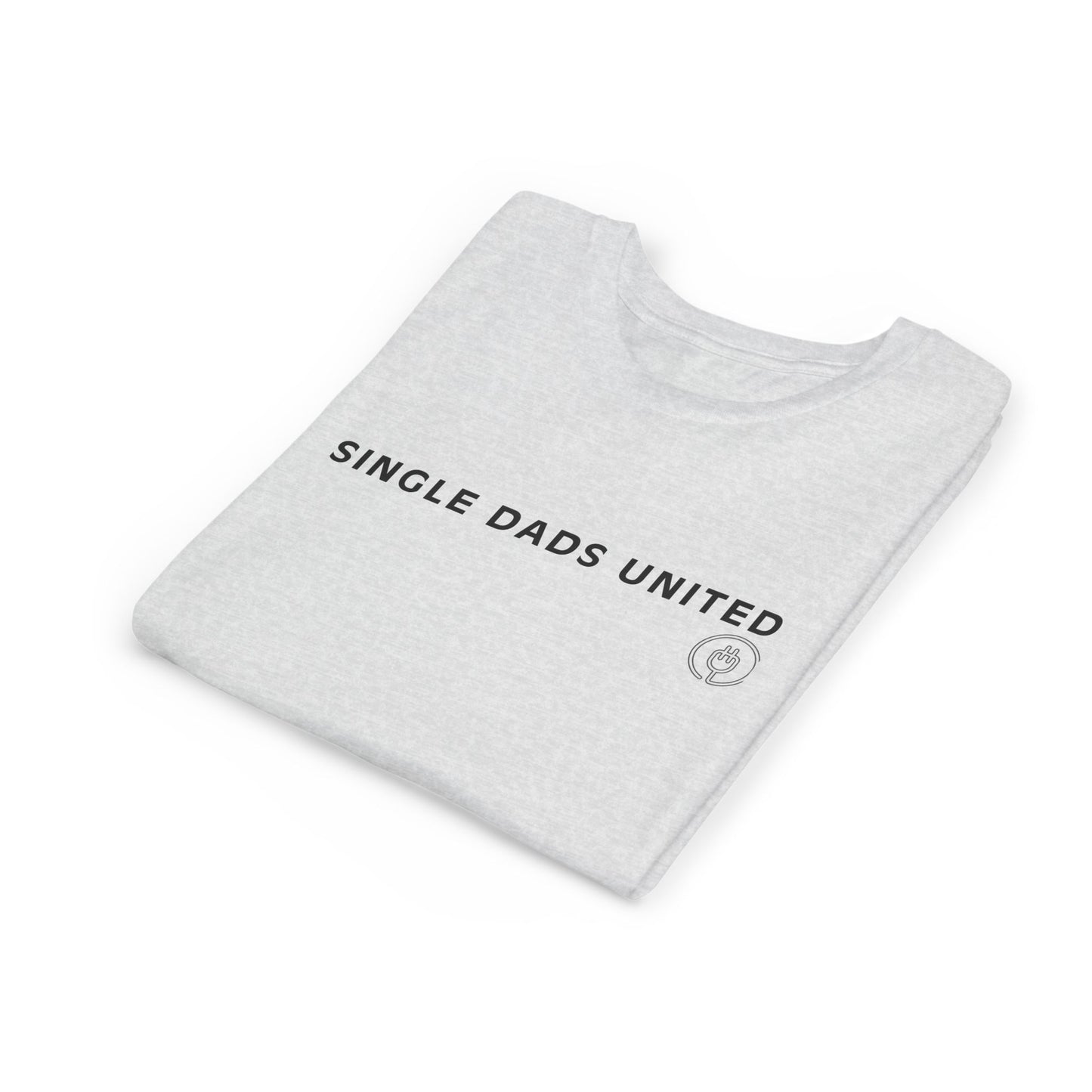 Youth Tee — "Single Dad's United" Kids Shirt (Father’s Day, New Single Dad Gift)