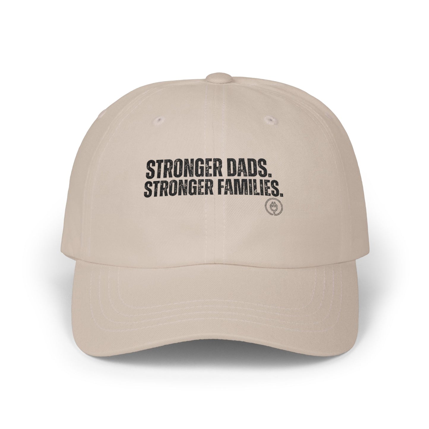 Dad Cap — "Stronger Dads. Stronger Families." Embroidered Baseball Hat