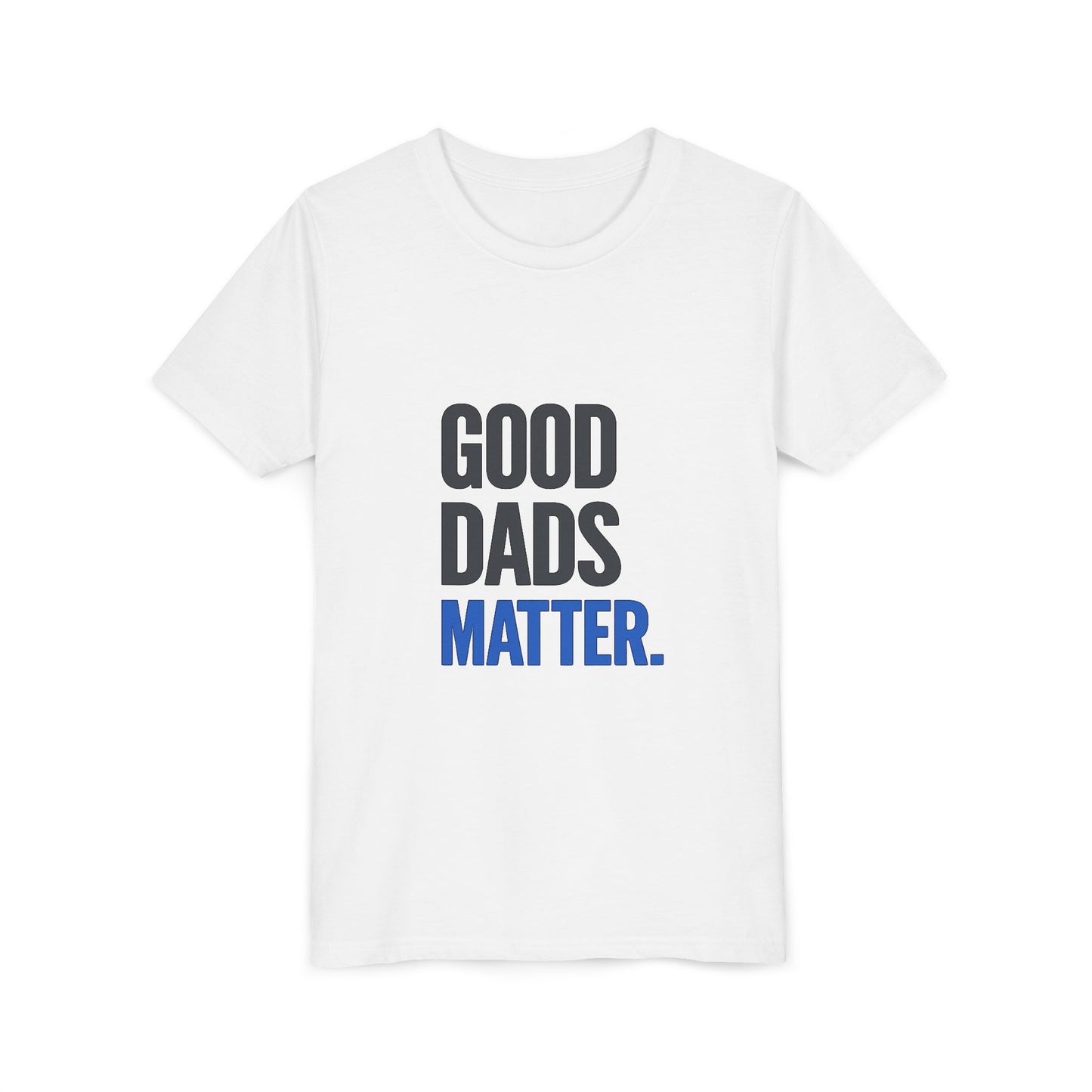 Good Dads Matter Black & Blue Youth Tee