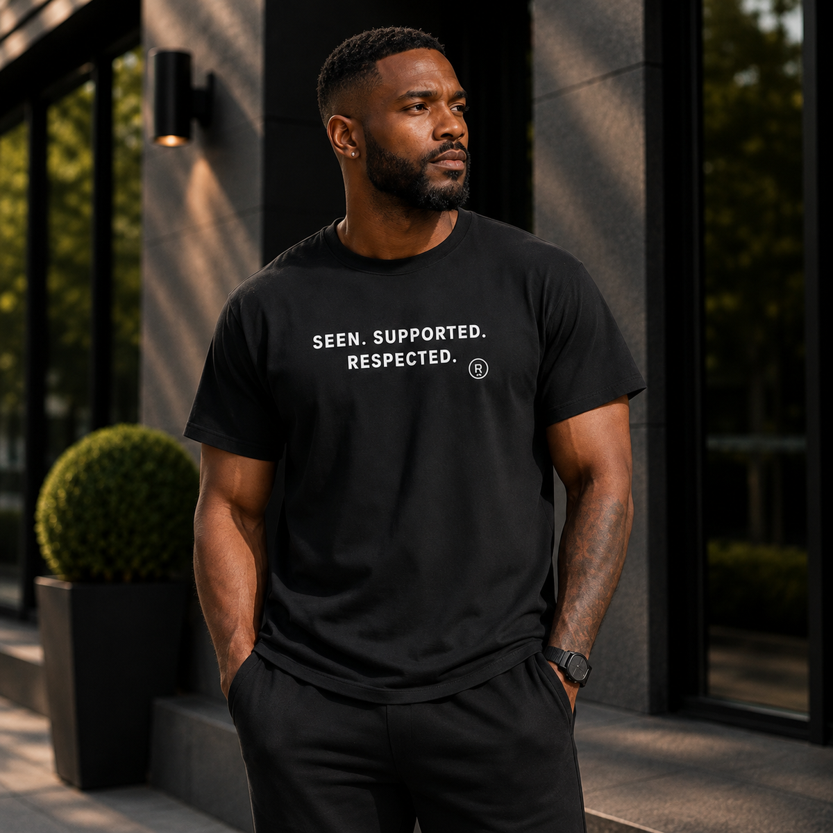Seen Supported Respected Tee