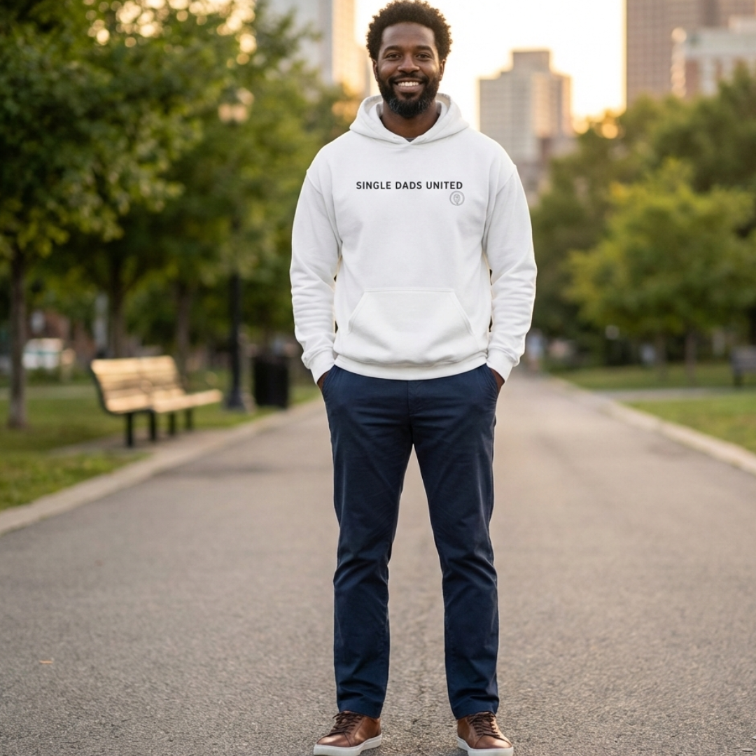 Single Dad's United Hoodie - Proud Single Father Hoodie, Father’s Day Gift