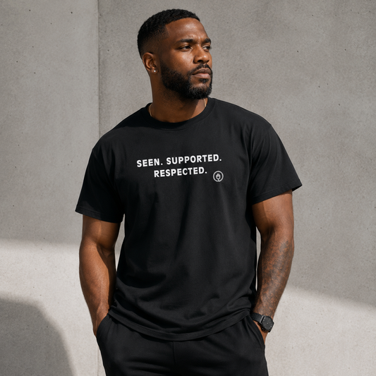 Seen. Supported. Respected.  Adult Shirt