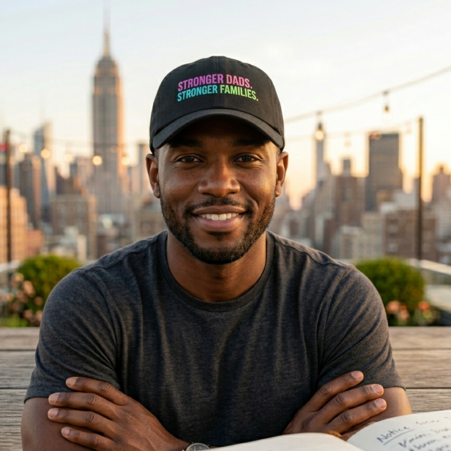 Stronger Dads Stronger Families  Colorful Hat