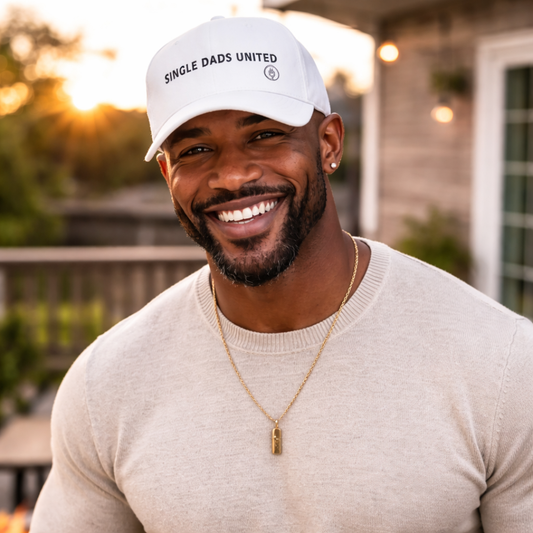 Single Dads United Low Profile Baseball Cap — Minimalist Embroidered Dad Hat
