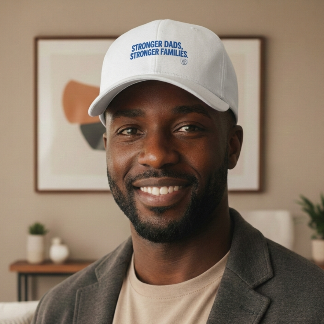 Baseball Cap — "Stronger Dads, Stronger Families" Embroidered Hat