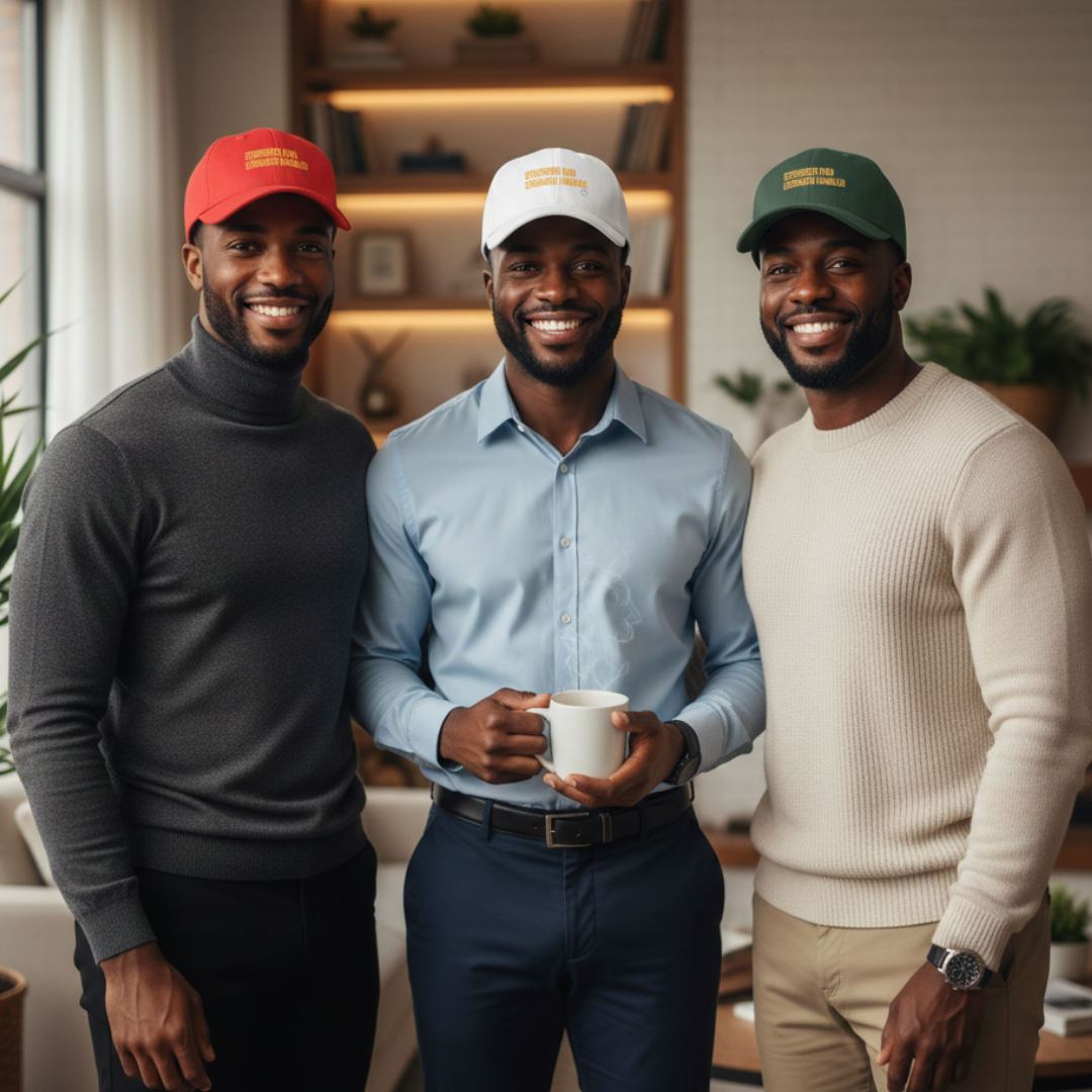 Low Profile Baseball Cap — "Stronger Dads, Stronger Families." Embroidered Dad Pride Hat